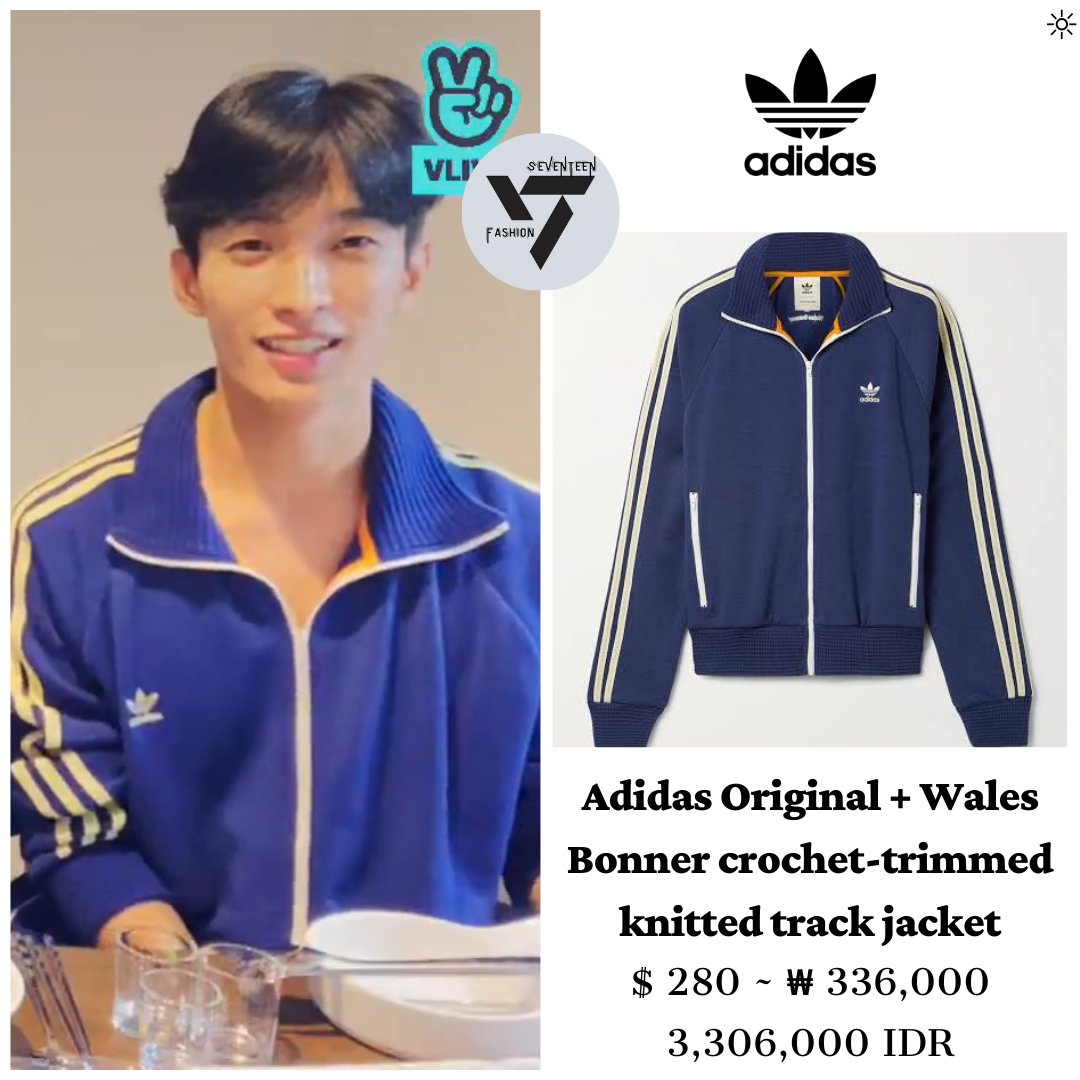 Adidas x Wales Bonner Crochet-Trim Track Jacket