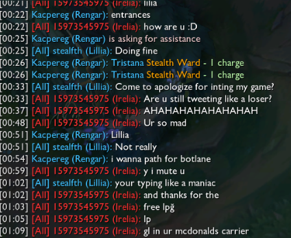 stealfth's tweet photo. Hey @AuroraEspor your new player went afk 5 minutes in, and made sure winning the game wasnt an option. Weeks later you see him be toxic to me completely unprovoked. If you want concrete proof, I am more than happy to take time away to record proof from old vods.
#FromTheNorth https://t.co/b8xerNpBmU