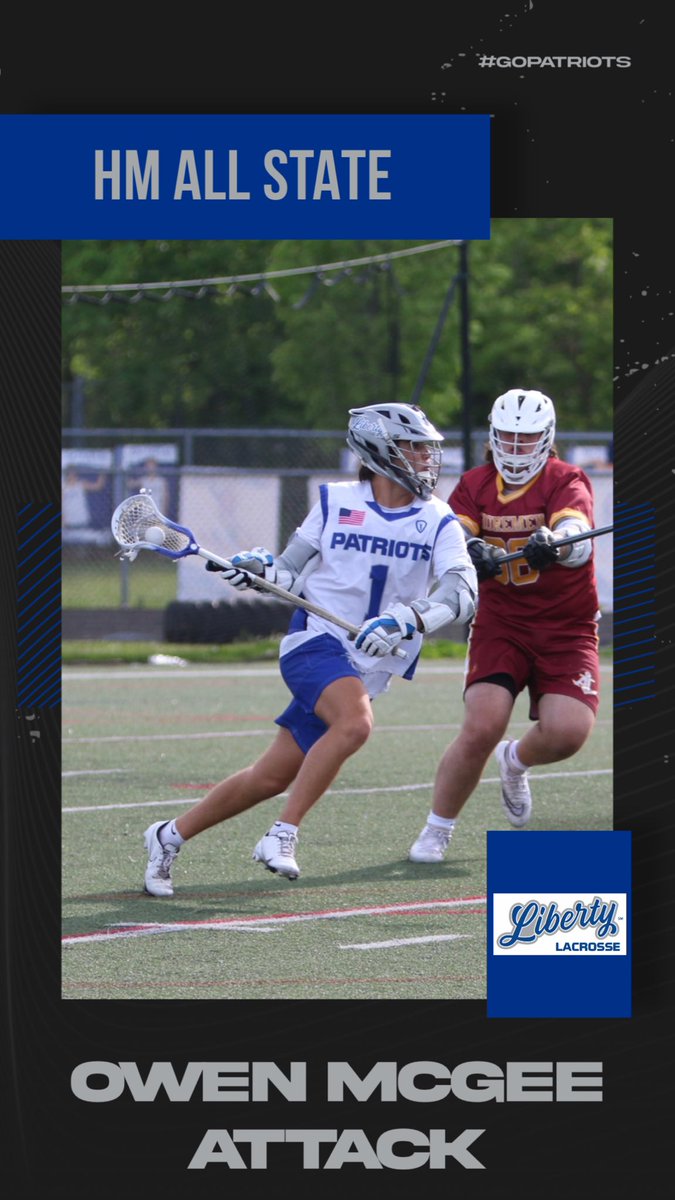 Congrats to our ALL STATE Attackman <a href="/owenmcgee23/">owen mcgee</a>