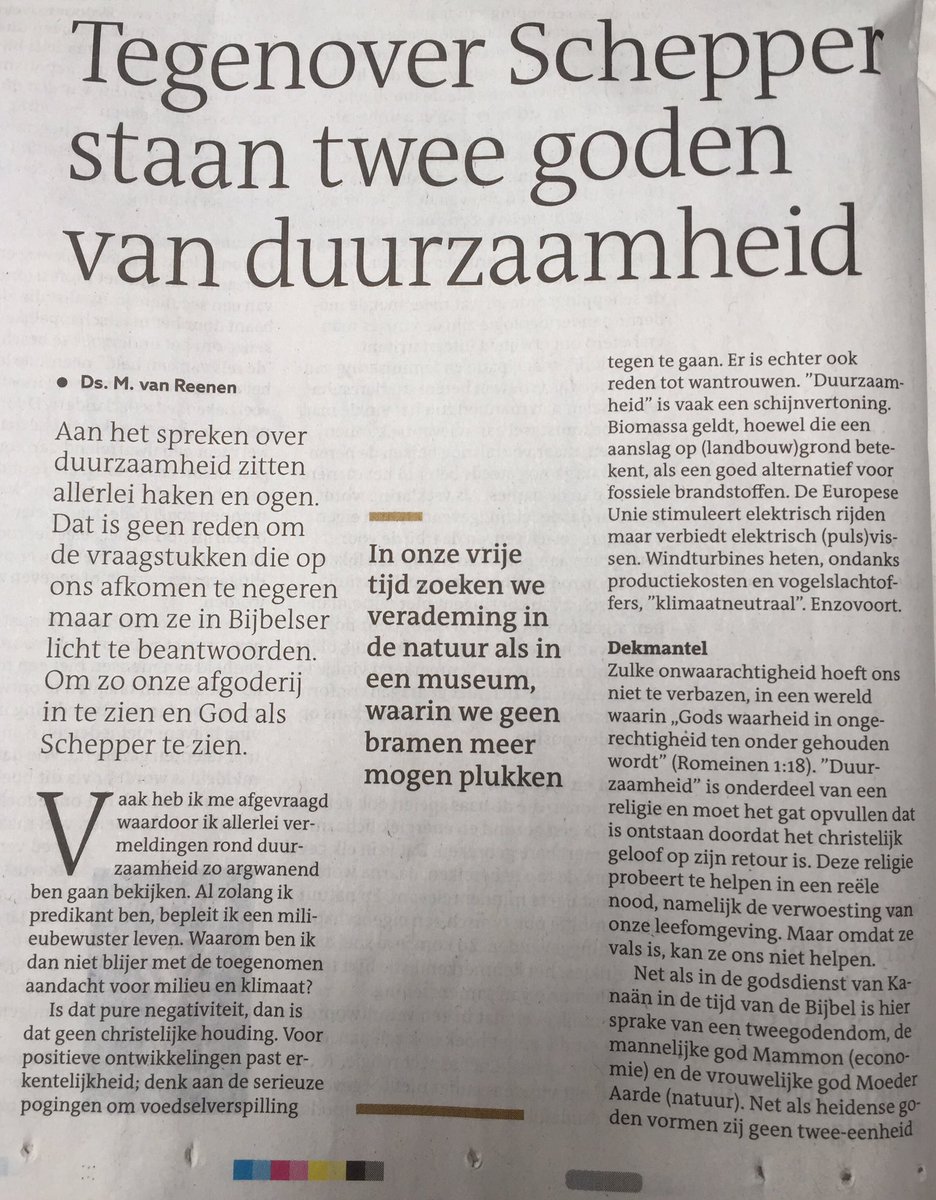 Free7Mark's tweet image. Bij deze predikant in het @refdag staat homoseksualiteit gelijk aan milieuvervuiling.