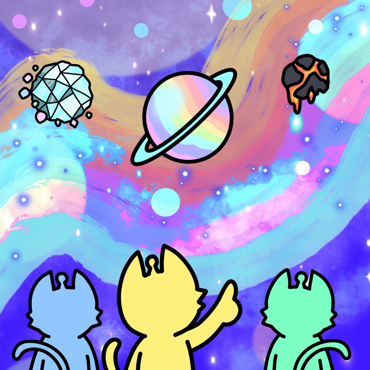 Cosmic Cats are getting their very own LAND! It’s simple 3 Cosmic Cats = 1 @Cosmicverse_ planet. We have Not 1 but 2 FREE utility mints coming for the cats and these aren’t just PFP projects everything we are doing is innovative and unique! 

Dates coming very soon 👀