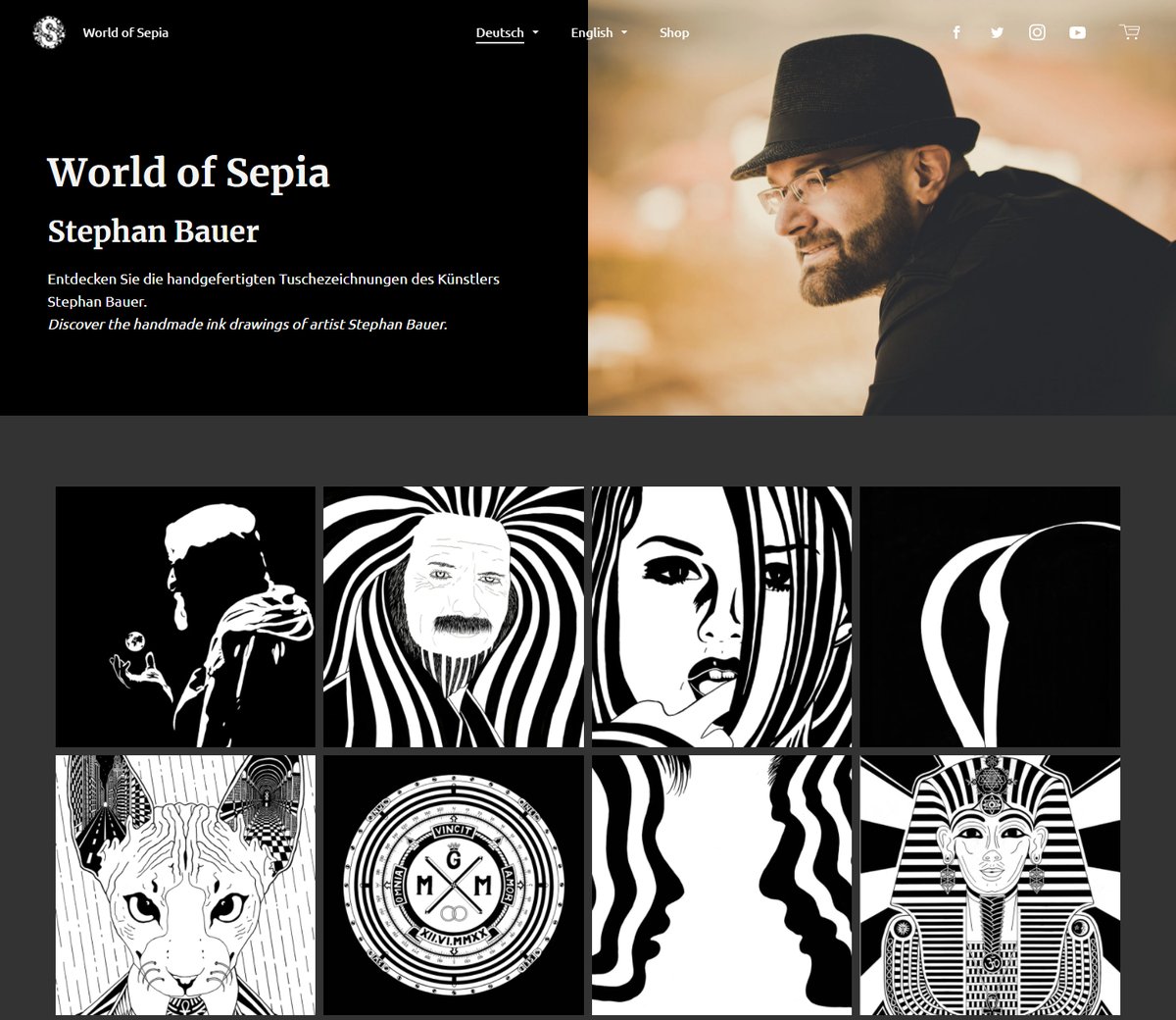 World of Sepia - The Art of Stephan Bauer tweet media