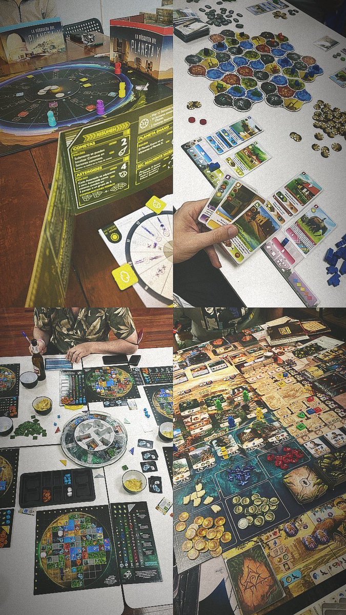 Buenas partidas este finde! Gracias a <a href="/APJUEGOS/">Análisis-Parálisis</a> por organizar sus #apconcitas 💜 Es genial poder coincidir con tanta gente guay! Mención especial para #Planetunknown de <a href="/MalditoGamesES/">Maldito Games</a> ! Gustó mucho, sencillo pero divertido aunque quizás 💸💸 de más pra el público general