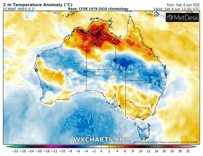 Extreme Temperatures Around The World on Twitter "Update on the