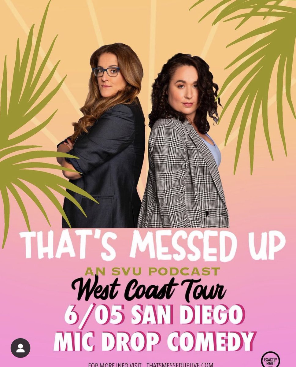 MessedUpPod's tweet photo. 🚨 TONIGHT! TONIGHT! TONIGHT! 🚨
It’s not too late to see @GlitterCheese &amp; @karaklenk at Mic Drop Comedy in San Diego tonight at 7pm! TIX ➡️➡️➡️ https://t.co/wWhsJknJdL #svu #dundun #livepodcast #micdropcomedy https://t.co/2xaWRSbO7H