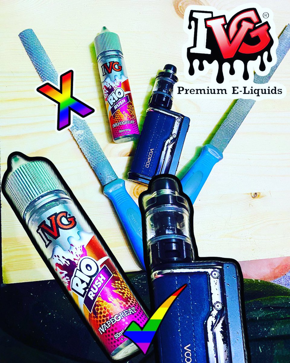 So Hand Filing is not Great…..but what IS Great is Rio Rush From <a href="/ivgeliquids/">I Vape Great®</a> 

So the wood dust I’m covered in is ok as I’m vaping such a nice juice those tropical fruits like pineapple, Passionfruit &amp; Orange then an unexpected Banana very Unique but tasty AF 😁😶‍🌫️
#staysavage