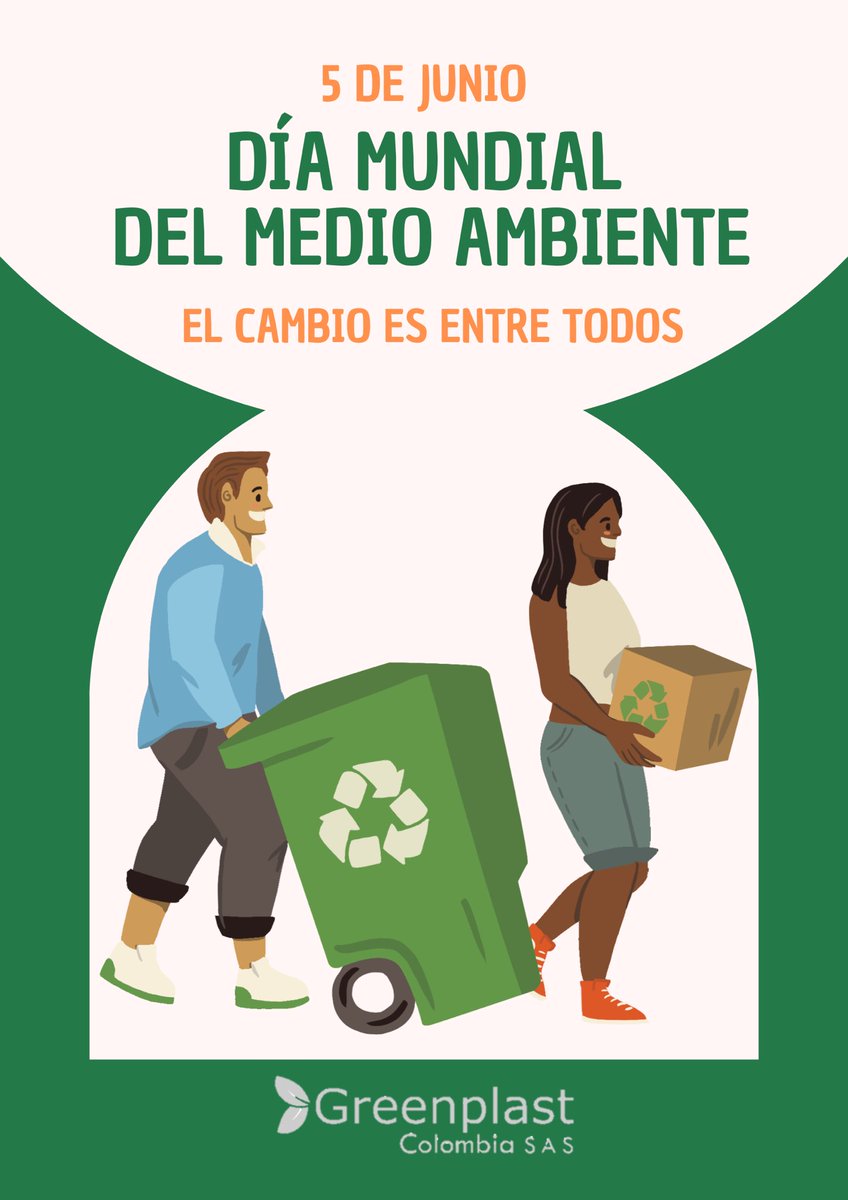 greenplastcol's tweet photo. 5 de Junio. 🗓
#DiaMundialDelMedioAmbiente 
En @greenplastcol trabajamos para que todos nuestros procesos, brinden calidad y sobre todo cuiden de nuestro planeta. 
3,2,1 recicla. ♻️
#Greenplastcol https://t.co/OIMzHf56IX