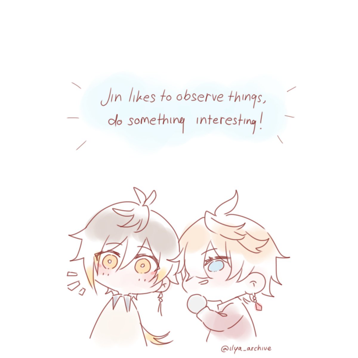 (1/2)
🔶️💧 #ZhongChi + Jin 

sorry im too lazy to color properly :')