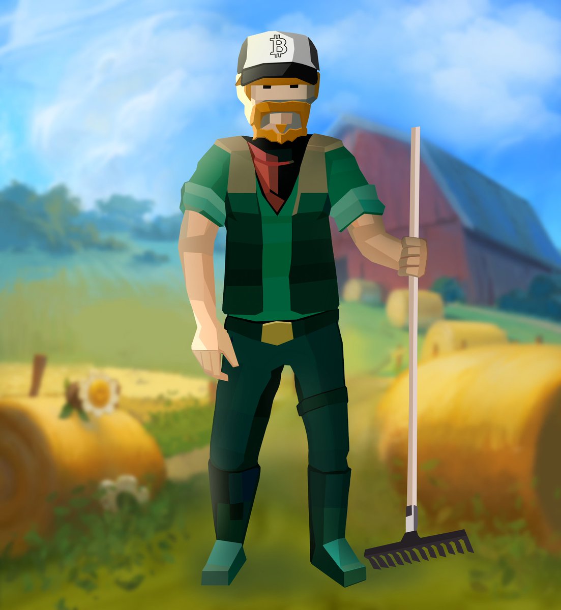 Meet you! William! 🧑‍🌾
He's still a hard worker! He likes to wake up early and go to the forest for a walk. Few people know, but he has a whole garden of different colors from all over the world! 🌺🌸

#NFT #NFTart #NFTgame #P2Egame #PlayToEarn