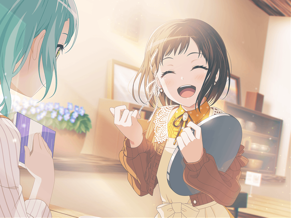 hourlybandori's tweet photo. Hazawa Tsugumi - Afternoon Coffee https://t.co/SKaAiTtytr