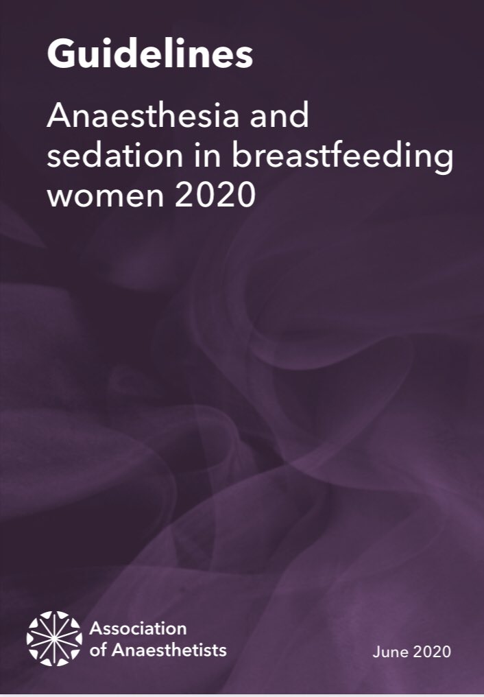 Many thanks to Joellene Mitchell <a href="/jmitchelldoc/">Joellene Mitchell</a> for speaking on anaesthetic drugs and the breastfeeding mother at #EA22 #Euroanaesthesia2022 

If you missed it, the latest guidelines are available on our website anaesthetists.org/Home/Resources…