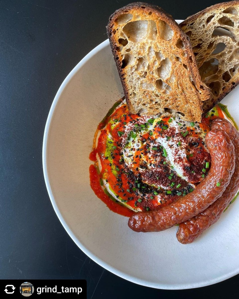 Loving the lamb sausages we've got to add to our turkish eggs - they go great with the yoghurt and give a bit of a punch! Give them a try next time you are in and let us know what you think