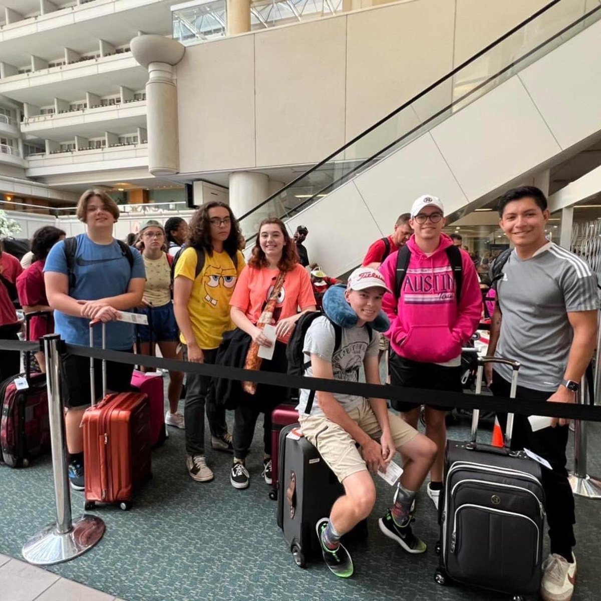 NoteAbleTravel's tweet photo. It was a pleasure partnering with @HaysBands for their Orlando program. What a great group of students, staff and families. Safe travels home!
#NoteAbleTravelExperiences #NoteAbleTravel #NoteAble #NTE #HaysBand #Orlando #Florida https://t.co/PqEprcL4tY