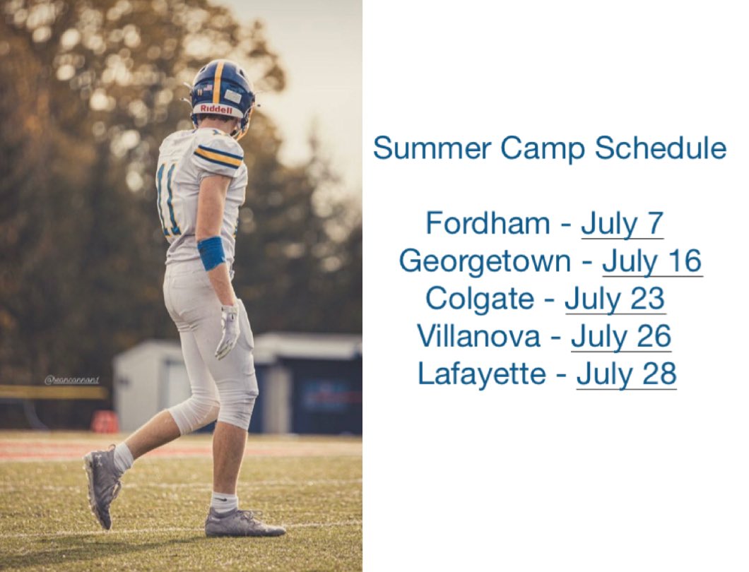 Summer Camp Dates. ☀️‼️‼️