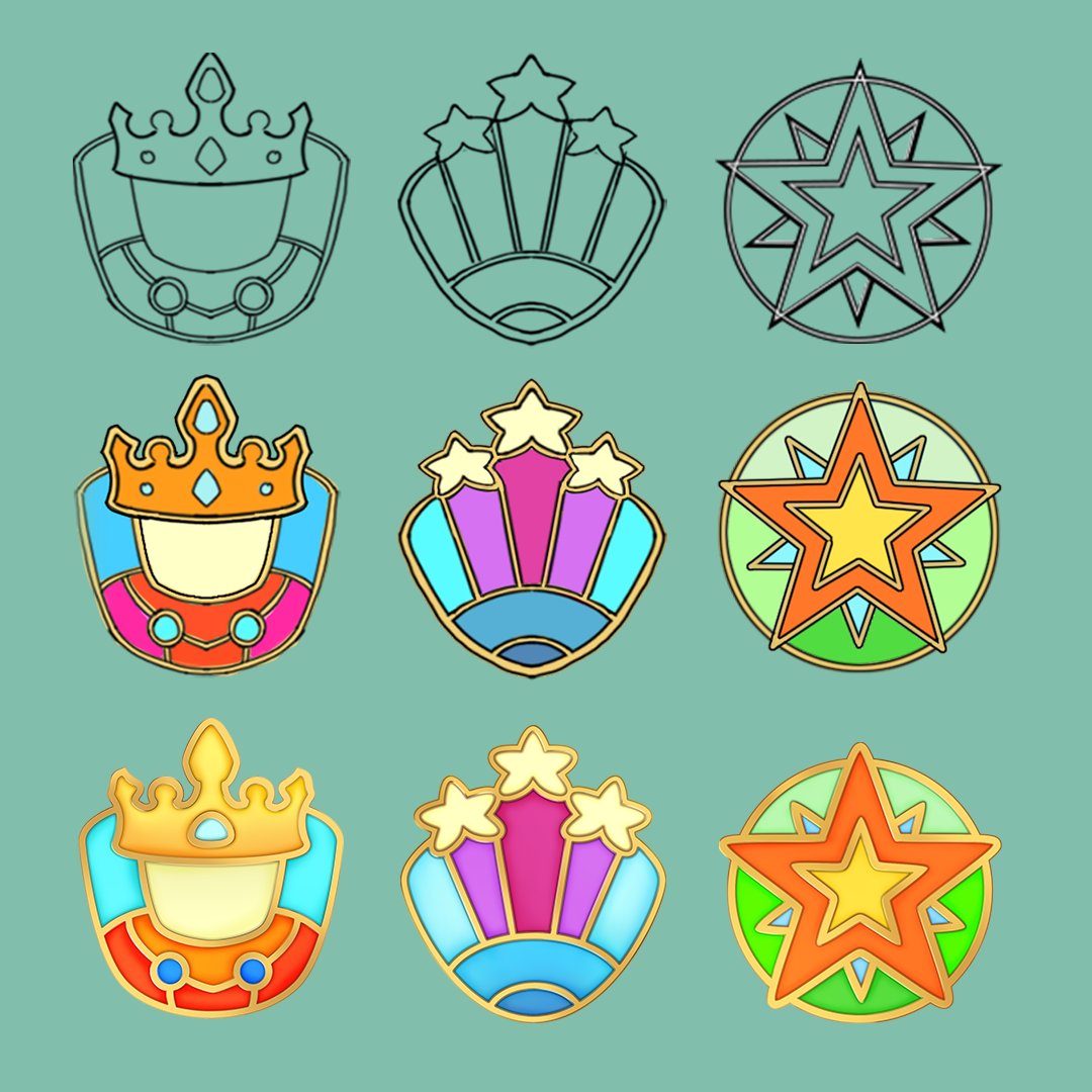 mk8artist's tweet photo. Achievements icons for game via @artstationhq https://t.co/M3sCXAzKw5 

#gamedev #artist #icons https://t.co/FZ2Ion0piW
