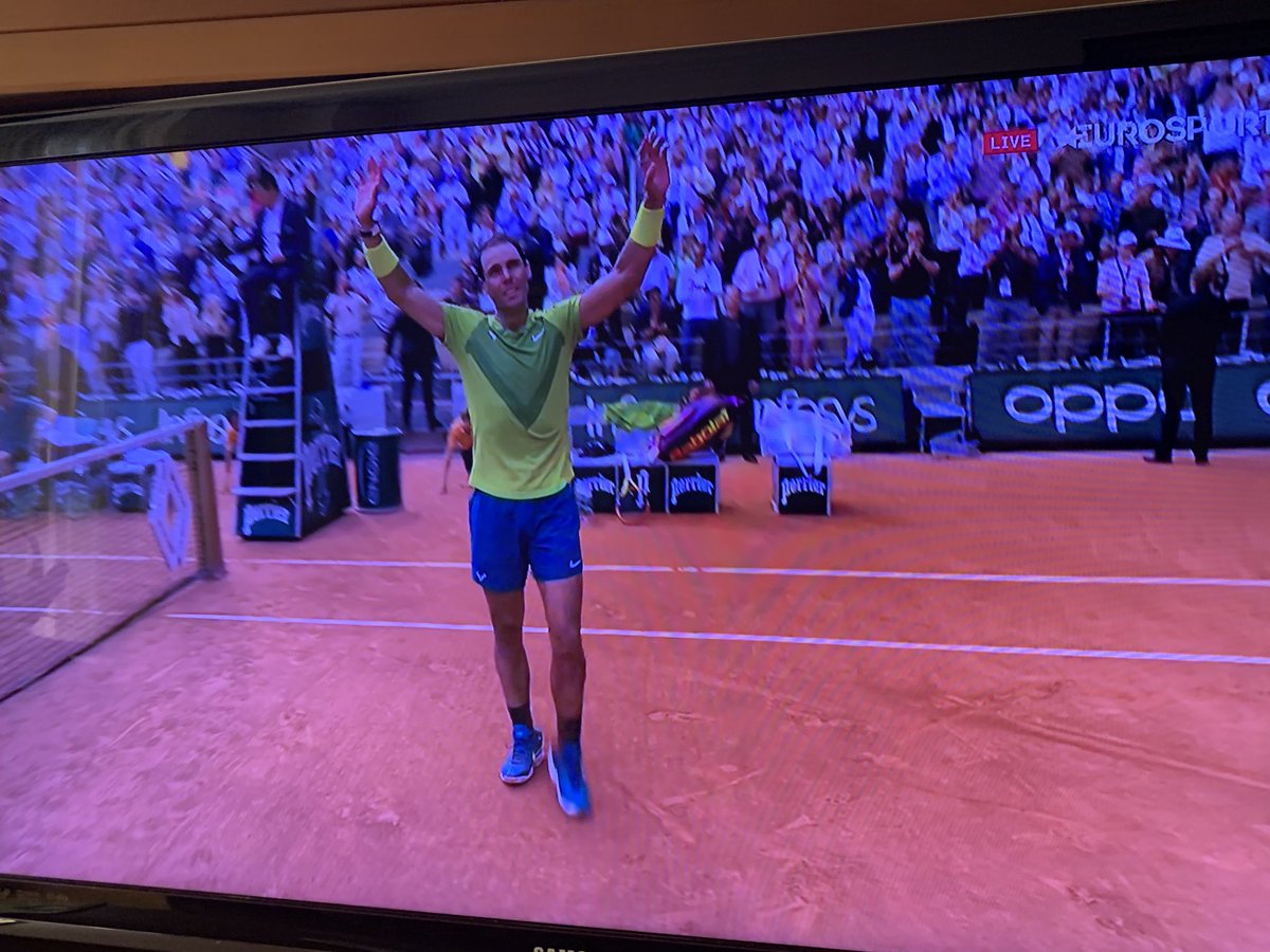 Irenpb's tweet photo. GRANDE RAFA!!! Gracias por luchar hasta el final. El deporte hecho persona!!! GRACIAS https://t.co/kppKTYtZ9Z