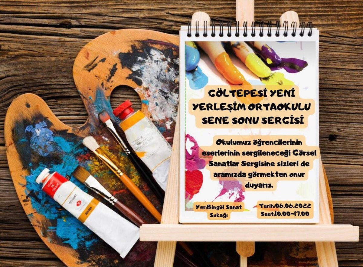 Okulumuz Yılsonu sergisine teşriflerinizi bekleriz