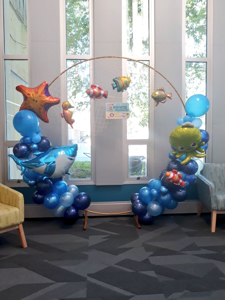 APLKatherine's tweet photo. Dive into Summer Reading today at Columbia Pike Library with special events from 2-4 PM! Weave a rainbow fish, search for ocean friends, enjoy an icy treat from the Kona Ice Truck, and more!🐬🐠🐙 https://t.co/L27XHsmfaa https://t.co/q8ltKCRS8o