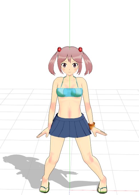 水着漣ちゃん作った^^ 