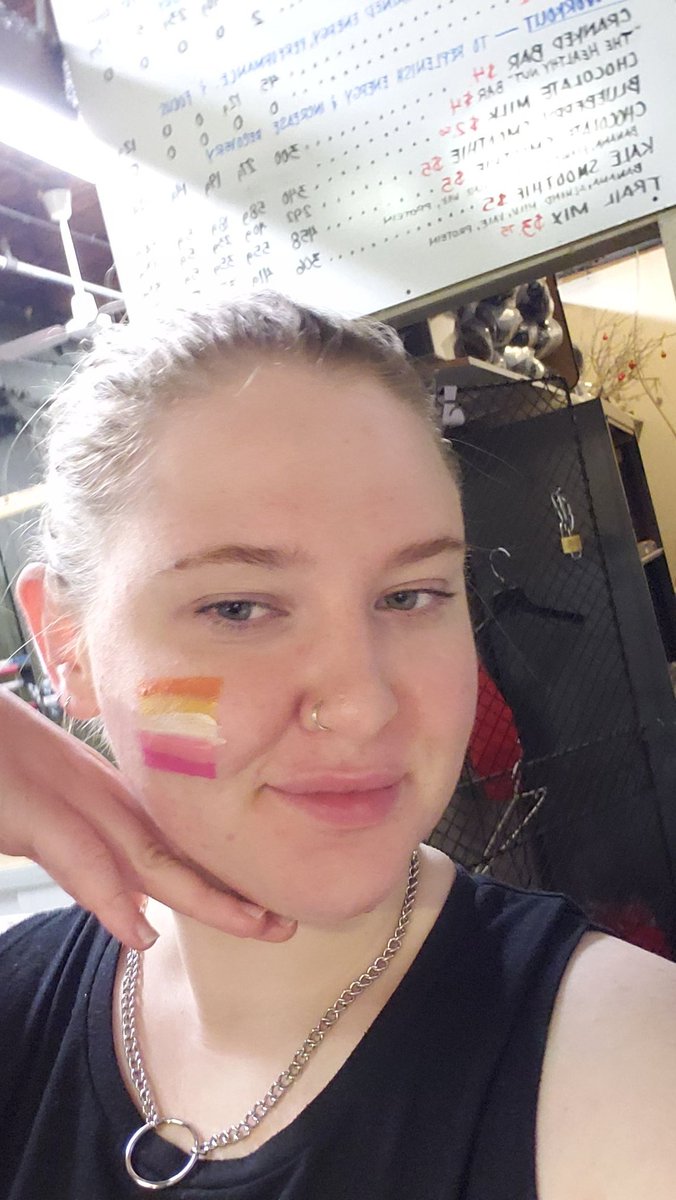 VincaVinye's tweet photo. I need to break my record for number of exs seen at pride. Record is 3, so far we're up to 2 #Pride2022 https://t.co/u58kXLIXUc