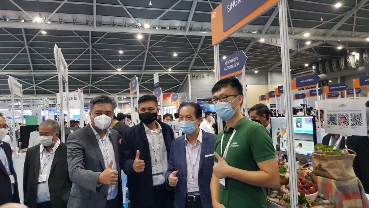 We had a show at ATX Singapore last week at Singapore Expo. Special thanks to <a href="/NUSingapore/">NUS</a> and <a href="/SMRT_Singapore/">SMRT Corporation</a> for the support. #agriculture #agritech
