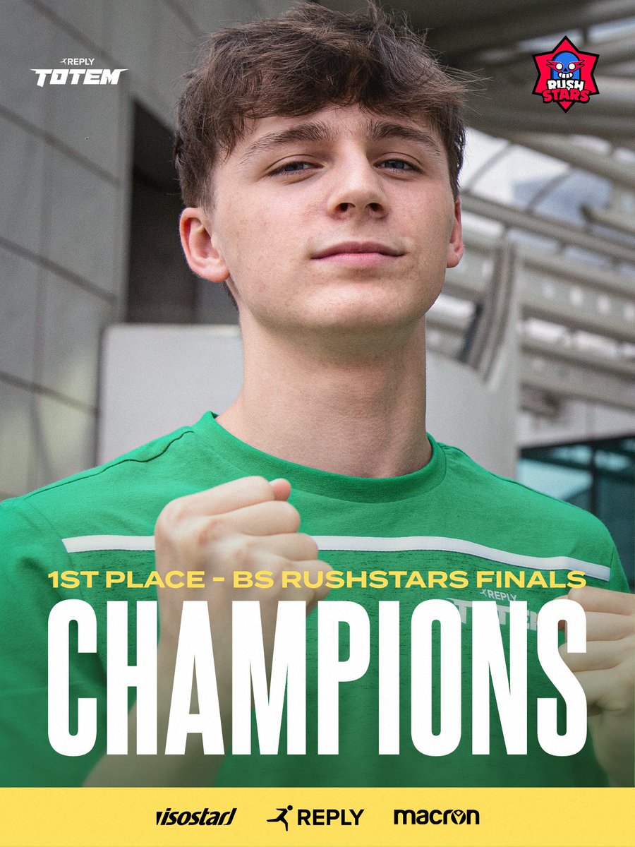 WE ARE THE <a href="/RUSHGGBS/">RUSHGG Brawl Stars</a> CHAMPIONS 🥇
Let's goooo, WE ARE BACK!

#GoTotem