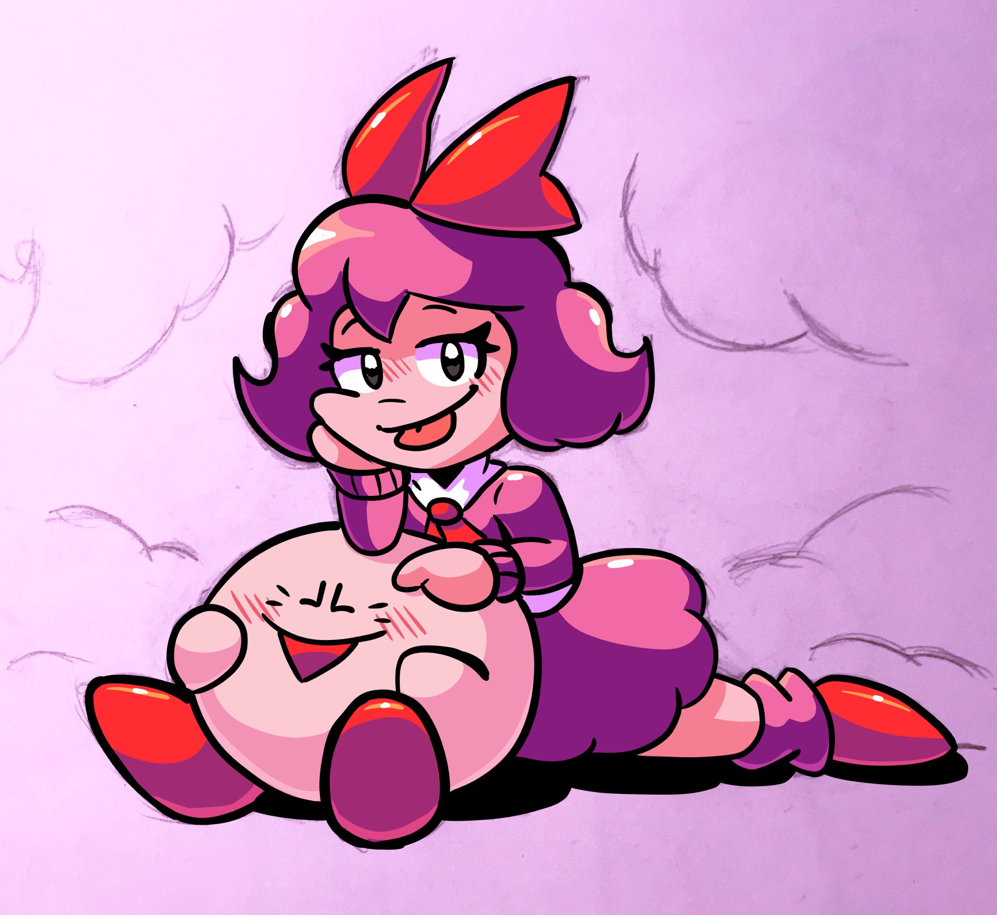 Tommy Tornado on Twitter "Kabichu Switch 💕 KirbysDreamLand3 Chuchu Kirby https//t.co