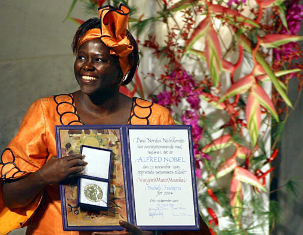 teachersbreak's tweet photo. Today on #WorldEnvironmentDay we fondly remember @WangariMaathai who said “You cannot protect the environment unless you empower people, you inform them, and you help them understand that these resources are their own, that they must protect them.” #OnlyOneEarth https://t.co/EdR1UVuGrU