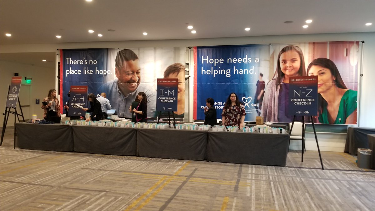 Check-in started early for <a href="/NationalCASAGAL/">National CASA/GAL Association for Children</a> 2022 Annual Conference attendees. It's wonderful to gather again in Seattle, the city where the first court-appointed special advocate program originated. Thank you to the  <a href="/Orr_Group/">Orr Group</a> for the opening reception yesterday. #CASAGAL2022