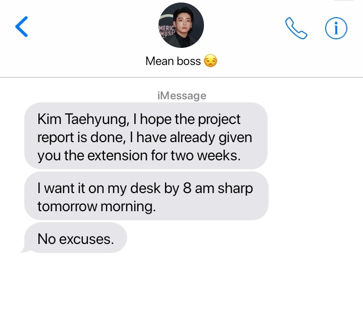  #taekookauTaehyung finds out that his cold and mean boss is actually and cute and cuddly  hybrid.