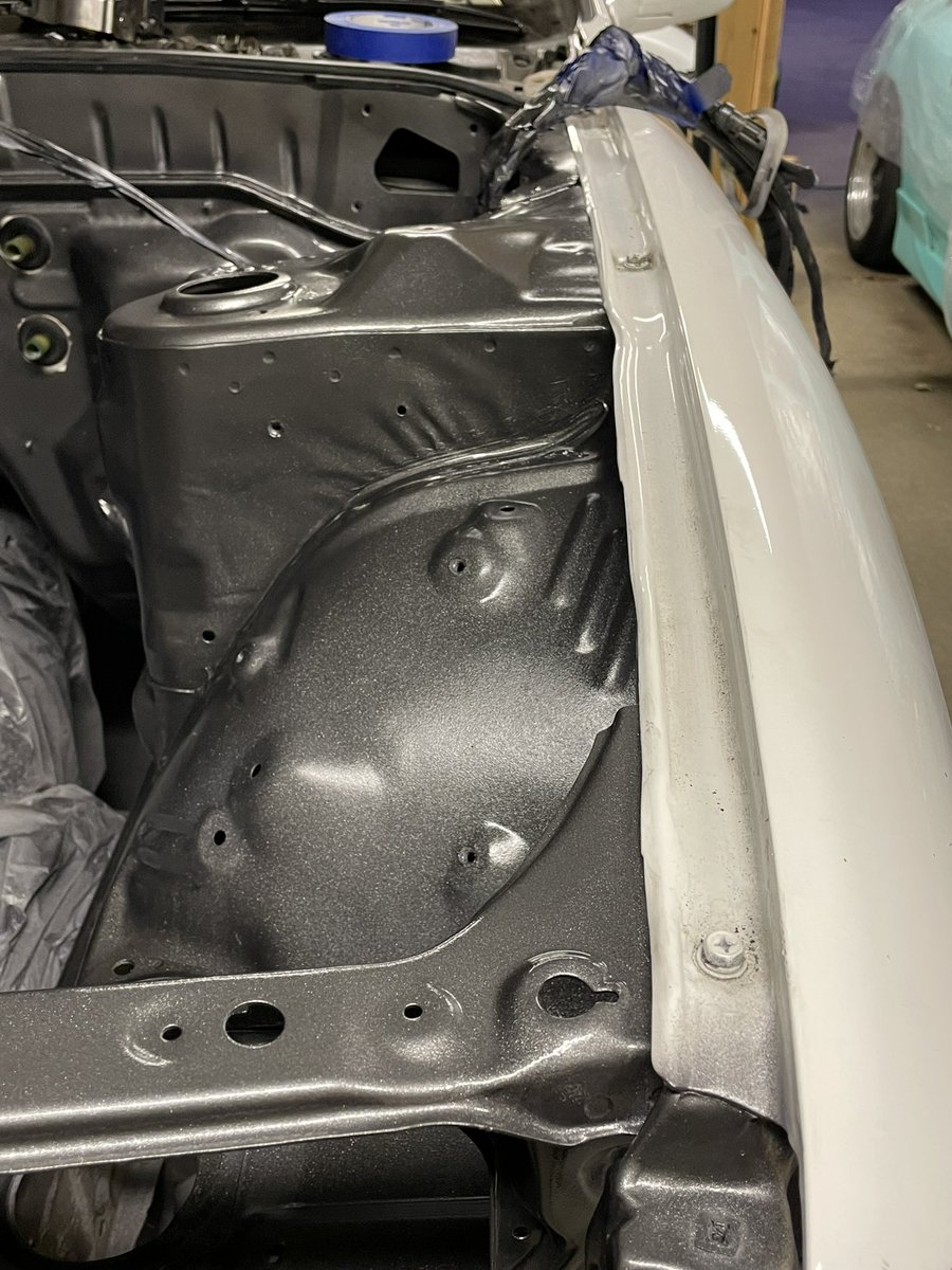 RavenRacingLLC's tweet photo. Engine bay prepped and painted on the skyline! @Streets_Only
#r32 #skyline #skyliner32 #NISSAN #gtst #r32skyline #cars #carsofnebraska #carsoftwitter https://t.co/7jcj96ESOU