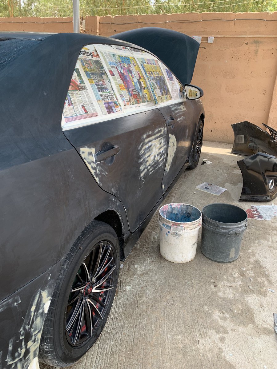 PremiumPaints's tweet photo. 2014 Toyota Camry Before Basic paint job. #blackchully #ashewoweb3 #Abuja #Curve2 https://t.co/X3n8hjCG2v