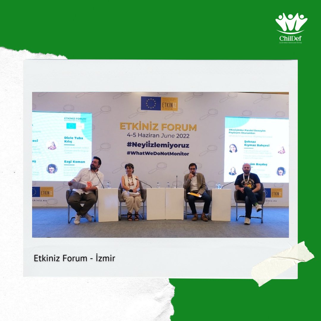 cocukhaklarisav's tweet photo. We attended the #EtkinizForum event, which was held on 4-5 June with approximately 200 participants from different provinces of Turkey.
Thank you to your Etkiniz EU Program (@etkiniz ) for this enjoyable and stimulating experience.

#EtkinizForum #WhatWeDoNotMonitor #ChilDef https://t.co/EJLQwpqjIC