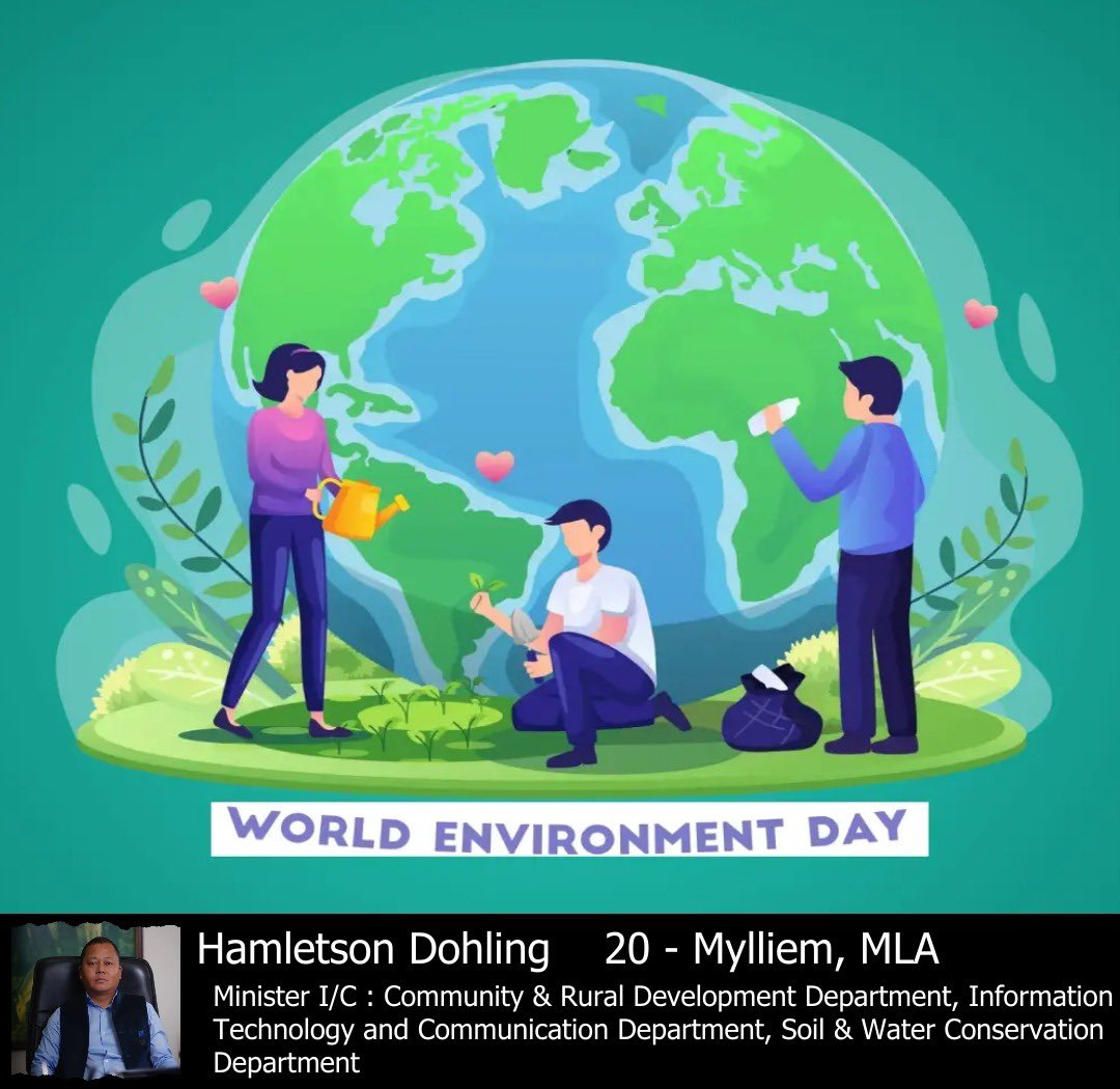 HamDohling's tweet photo. We cannot imagine prosperity without an environment. We cannot imagine life without the environment. It always comes first and we must make it our priority. A Very #HappyWorldEnvironmentDay
#OnlyOneEarth https://t.co/ywsyLRE7Gc