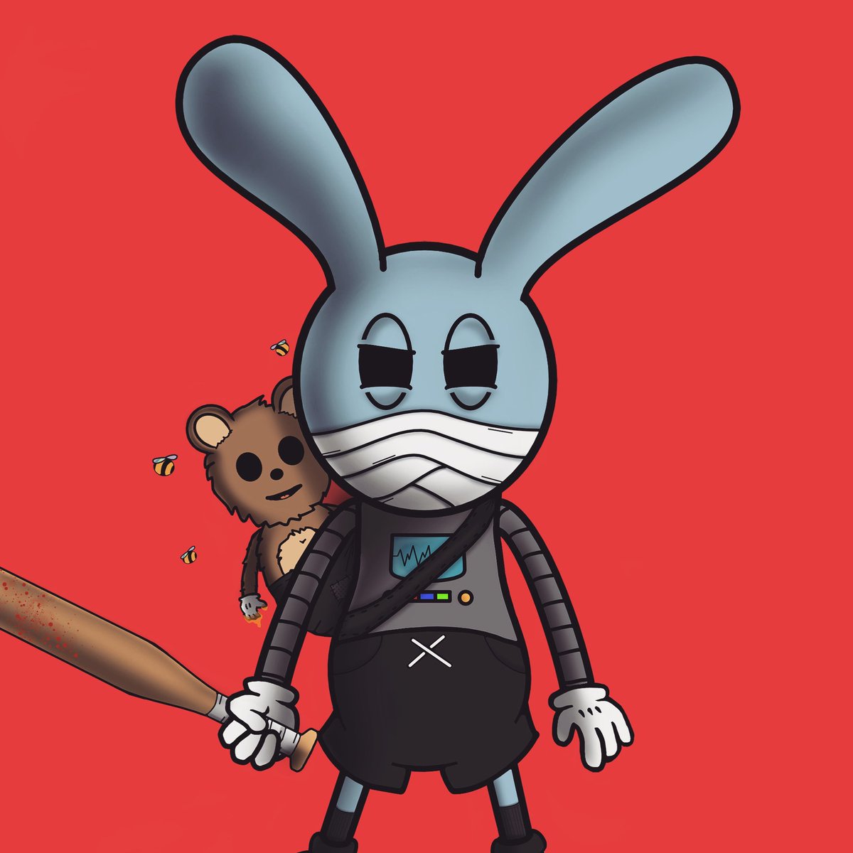 RowdyToonz's tweet photo. We have added another trait! This one will be more rare! We have decided to give the rabbits a companion! You have the chance to get a pet! ❤️👀 
Stay tuned for more updates!!

#nfts #nft #nftart #nftartist #nftcollector #cryptoart #digitalart #nftcommunity #art #crypto #ethereum https://t.co/x0UUdrfDLc
