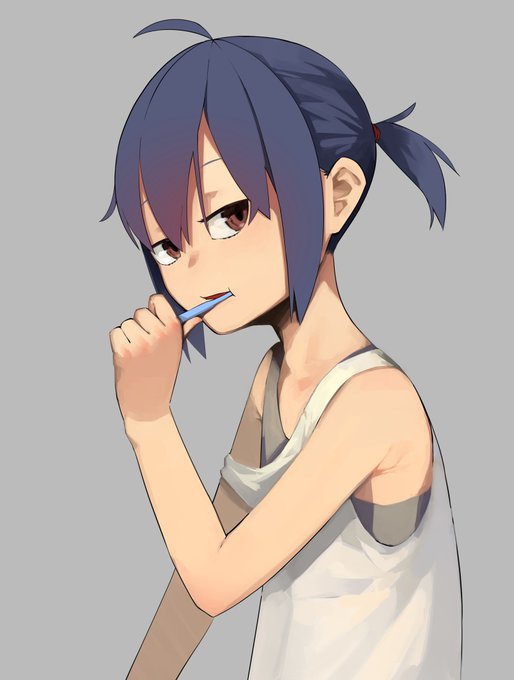 歯磨きのイラスト描いた
#イラスト 
#イラスト好きな人と繋がりたい 