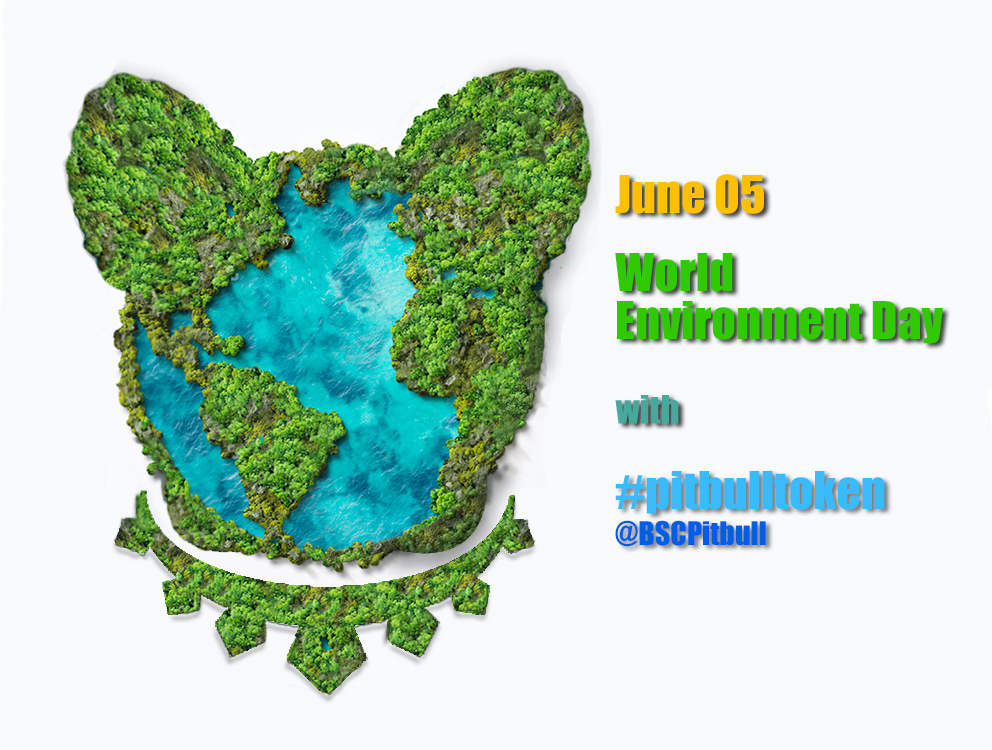 BscPitbull_KR's tweet photo. Today is World Environment Day. 

$PIT is an eco-friendly "Non"-Mineable Crypto.

$PIT community 💚 #onlyoneearth. 

#pitbulltoken #pitbullish https://t.co/j5qNYsQE5p