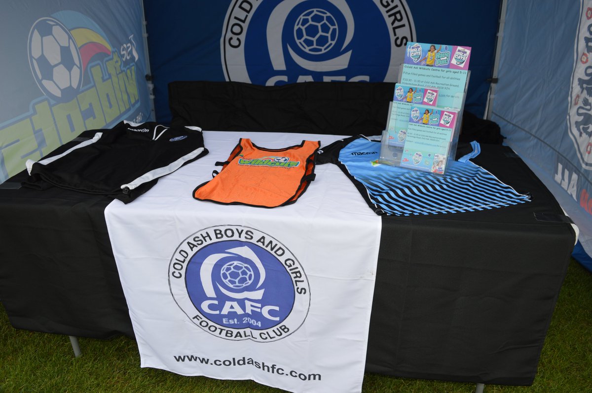 ColdAshFC's tweet photo. We are at Chieveley today for Jubilee celebrations with the club stand promoting the club &amp; our Wildcats https://t.co/RzKmGkI2fQ