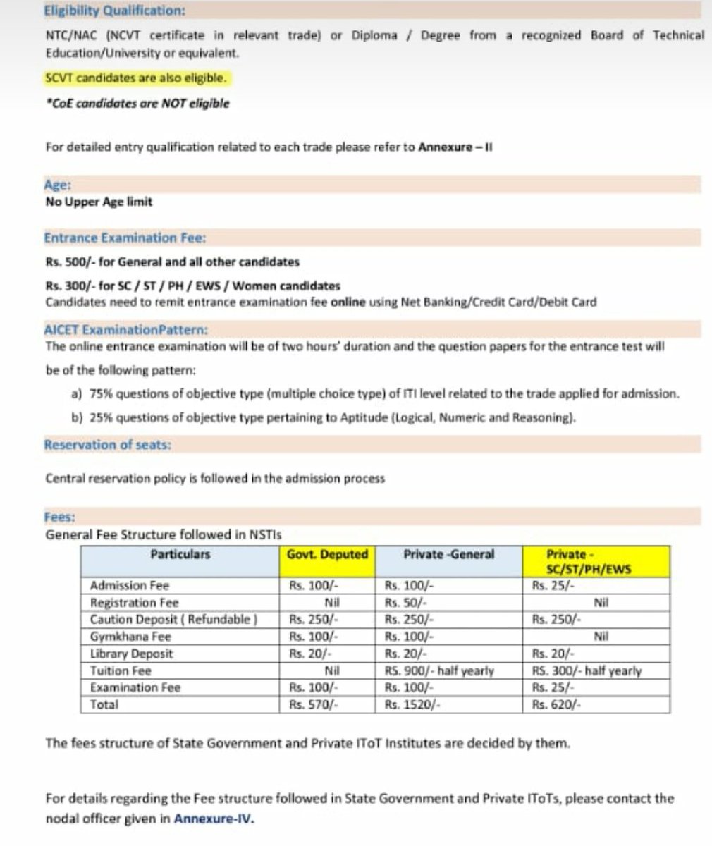 Now all #ITI passouts from #Leh &amp; #Kargil including #SCVT certificate holders can apply for #CITS course and be eligible to be Instructors in ITIs, apply today <a href="/ddnewsladakh/">DD NEWS LADAKH</a> <a href="/prasarbharti/">Akashvani News Leh</a> <a href="/MSDESkillIndia/">Skill India</a> @radionews_kargi <a href="/DIPR_Leh/">DIPR Leh</a> <a href="/DIPR_Kargil/">DIO Kargil</a> <a href="/LAHDC_LEH/">LAHDC LEH</a> @LAHDC_K <a href="/santoshsukhdeve/">Santosh Sukhadeve</a>