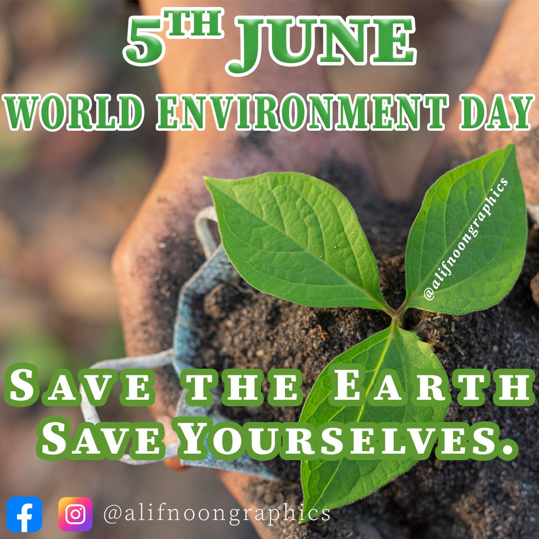 WorldOfInfo94's tweet photo. 5th June
World Environment Day.
Save the Earth, Save life

#EnvironmentDay #OnlyOneEarth #WorldEnvironmentDay2022 #june #WorldEnvironmentDay #GoGreen https://t.co/yRw7xiGKfZ