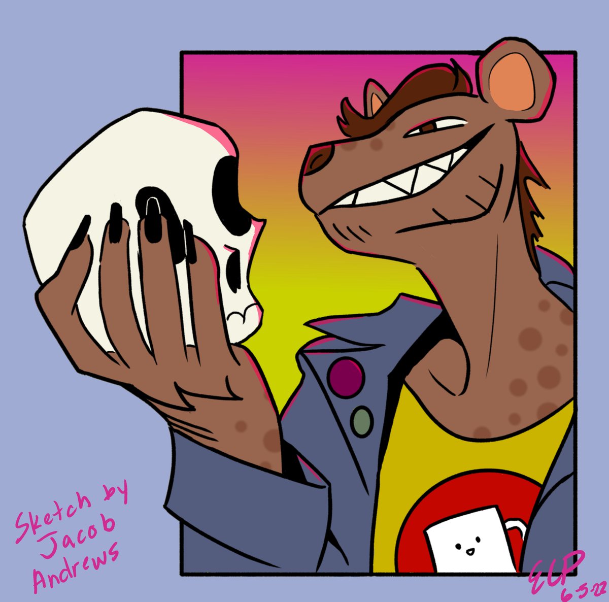 atinylizard's tweet photo. @DrawfeeShow @FLoaBComic I'm very late to the party but here is my rendition of Jacob fursona, this was extremely fun to ink and color bc I got to be completely head empty and just do a fun <3 https://t.co/bMZW7f9YZB