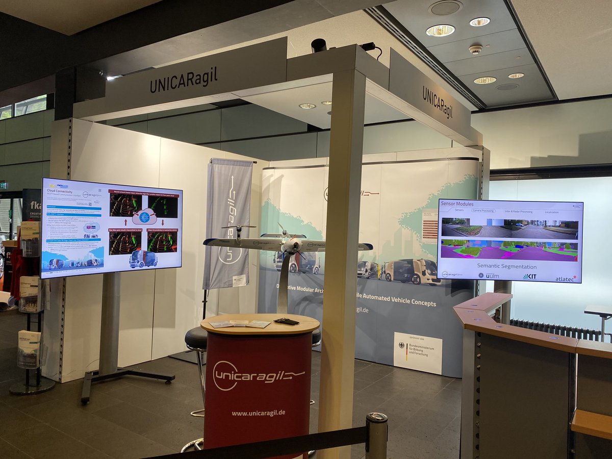 UNICARagil's tweet photo. We are ready - visit our booth at the IEEE Intelligent Vehicles Symposium exhibition starting tomorrow and get in touch with UNICARagil experts to discuss connected and automated mobility. 

#JoinIV22 #autoTAXI #autoELF #autoSHUTTLE #autoCARGO #UNICARagil #eMobilty #future https://t.co/gjsFPnrOD6