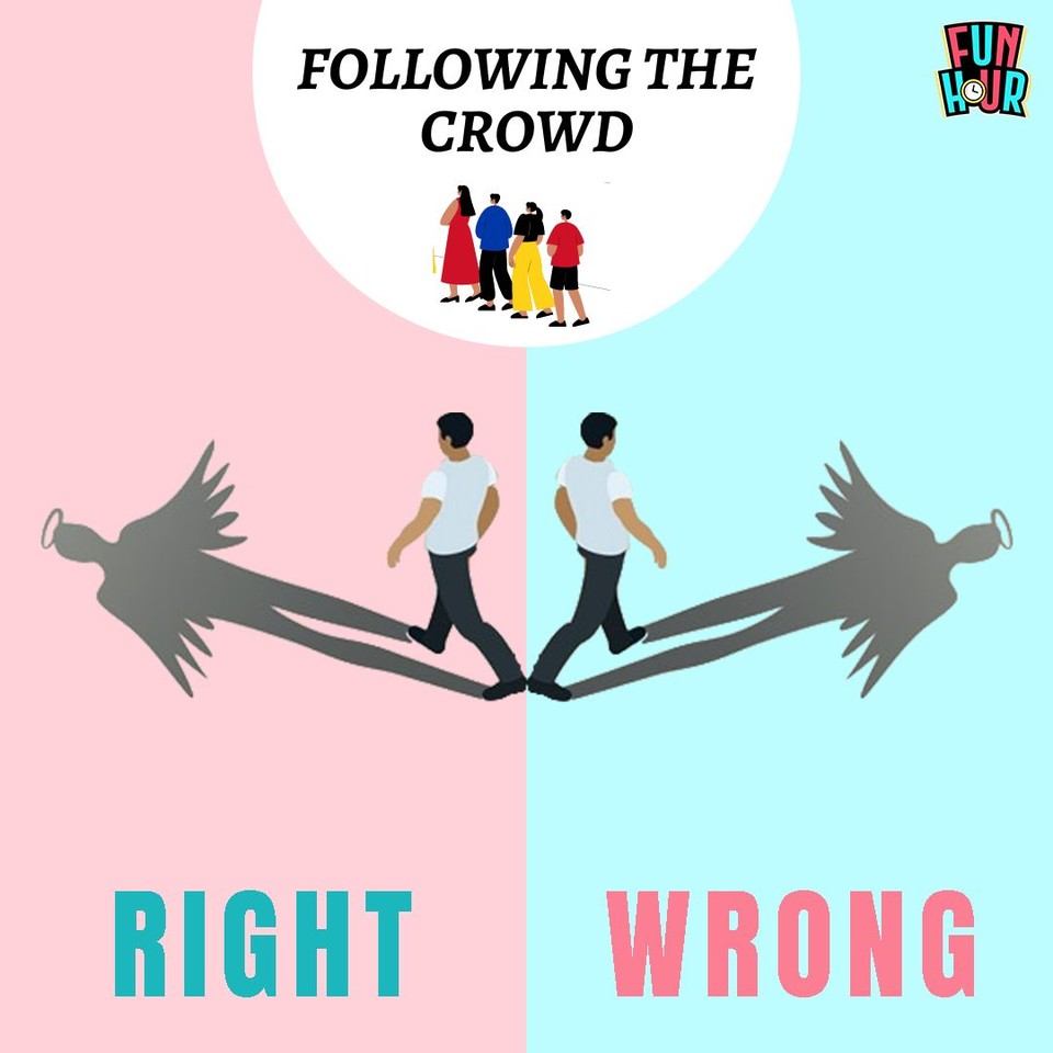 FunHourOfficial's tweet photo. We used to do things for the sake of others doing it.
What's your thought on this 🤔 right or wrong❎✅
#ShareYourThoughts Below @funhourofficial
#funhour #growwithfunhour #discussion #opinion #suggestions #goodorbad #rightorwrong #dowhattheydo #yourthoughts https://t.co/RwsHIJEoXs