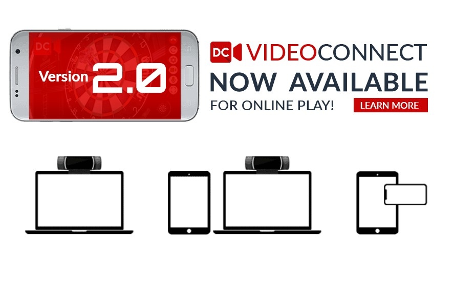 DartConnect's tweet photo. 📹 Playing Online 👉🏻 Try VideoConnect! 

Which way do you want to play? 

Tablet + Smart Phone ✔️ 
Tablet + PC✔️ 
Split Screen on a PC ✔️

https://t.co/eCtgu3VRMv

#VideoConnect #OnlineDarts https://t.co/G9mMPyVfir