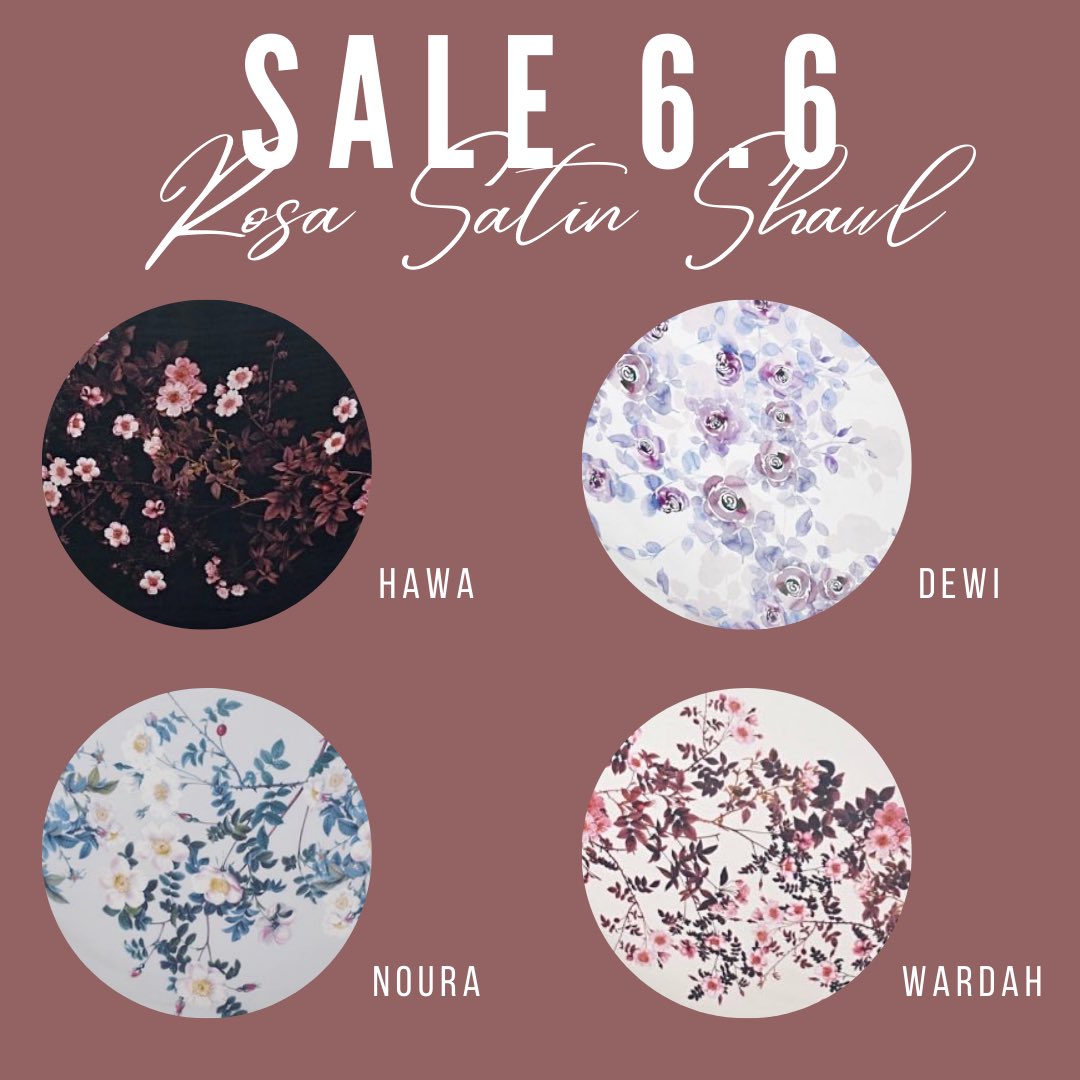 aleeynahijab's tweet photo. GOOD NEWS 😍😍

Rosa Satin Shawl &amp; Cloudya Shawl are on sale now!! Siapa yang teringin nak grab, this is your time to shine ✨✨

Kita ada combo price &amp; free shipping tauuu, banyak sangat jimat. Ajak family &amp; besfren sekali share beli 😍

🛒 https://t.co/fPKwJliNV5 https://t.co/pMRmHqceLP