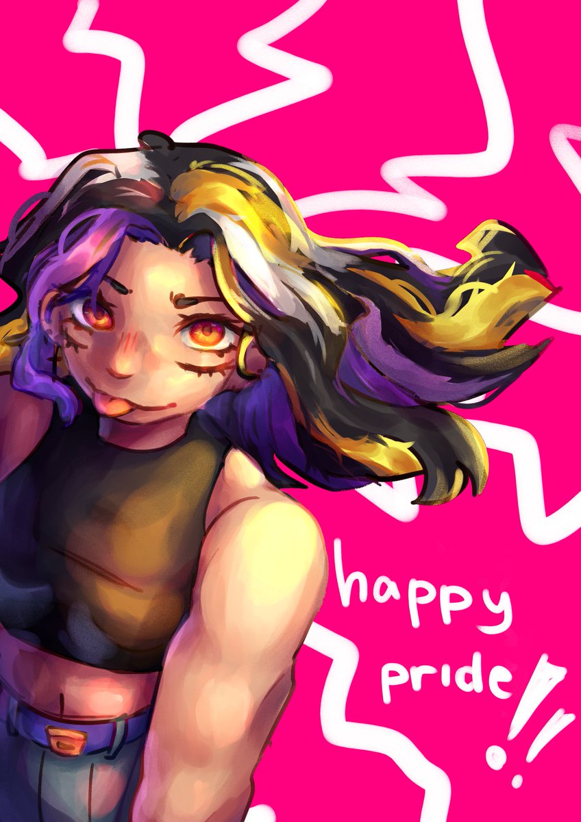 spitefulrats's tweet image. happy pride month! me me no biney

#artph