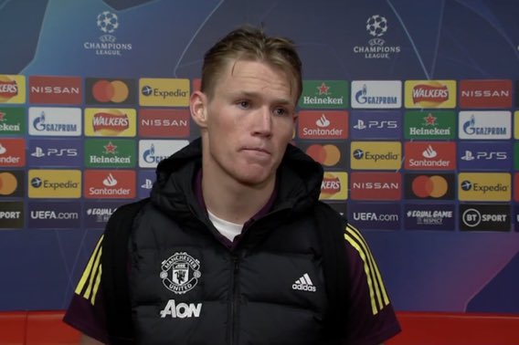 SznTenHag's tweet photo. 🚨- McTominay: “I like to be the last person to receive the ball from the defenders, my role is to hide behind opposition and point to my teammates, I’m a conductor” https://t.co/izzXkoDgnN