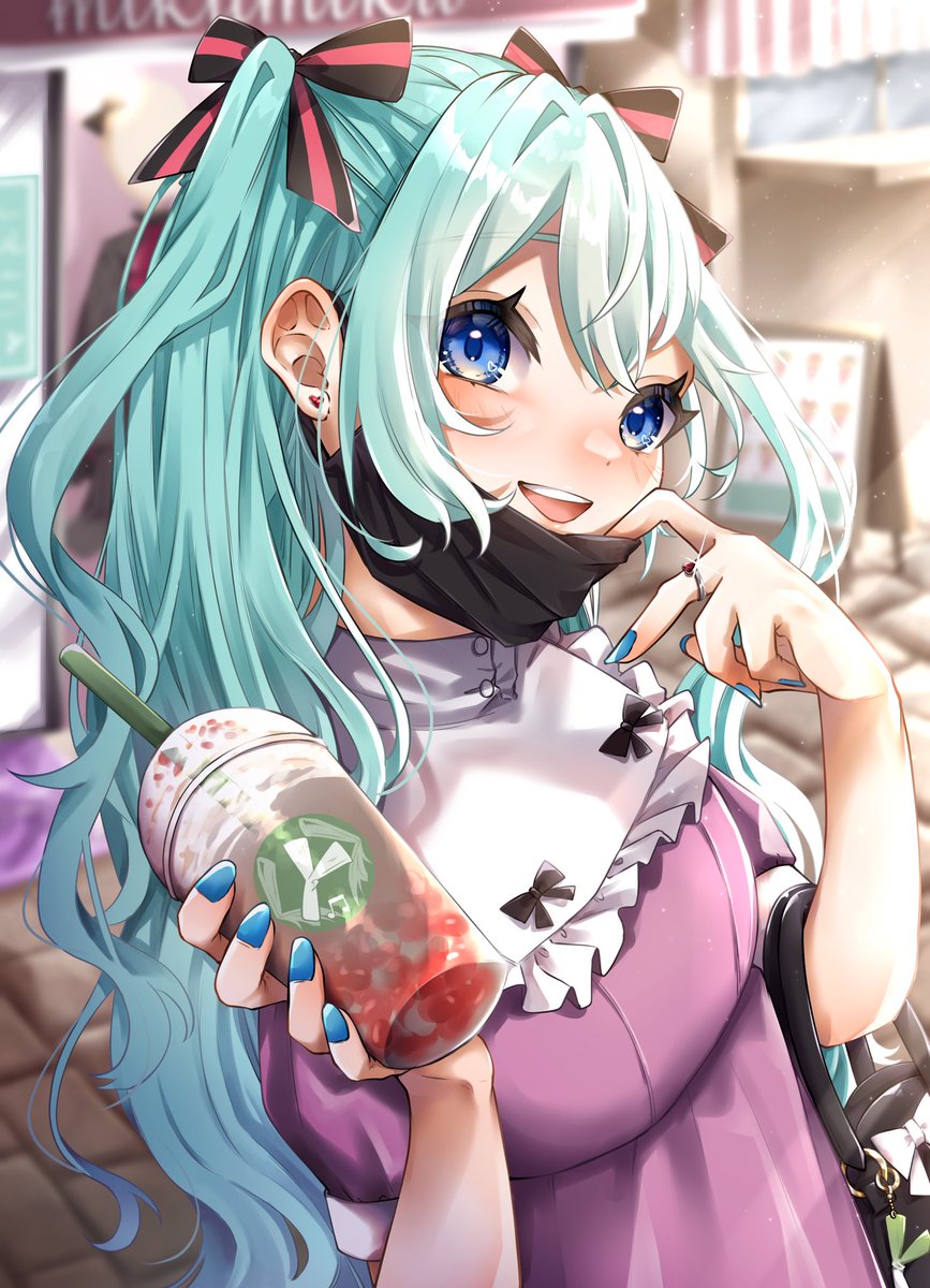 初音ミク 「♡ デート ♡ 

 #初音ミク  #絵描きさんと繋がりたい 」|透霞はる汰のイラスト