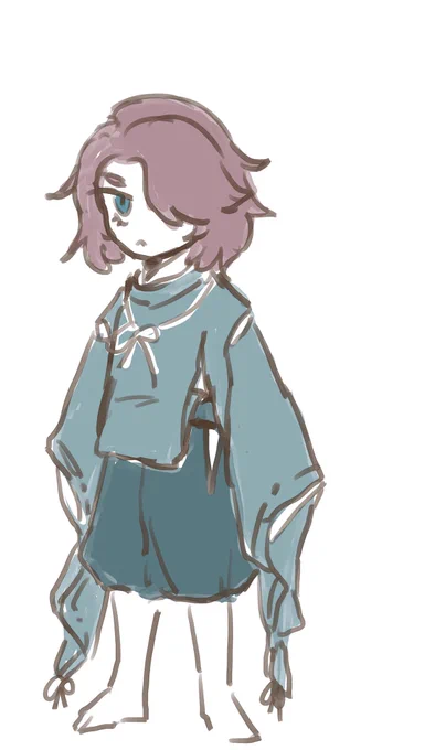 大河見ながらそれっぽい服を着たサニワ 
