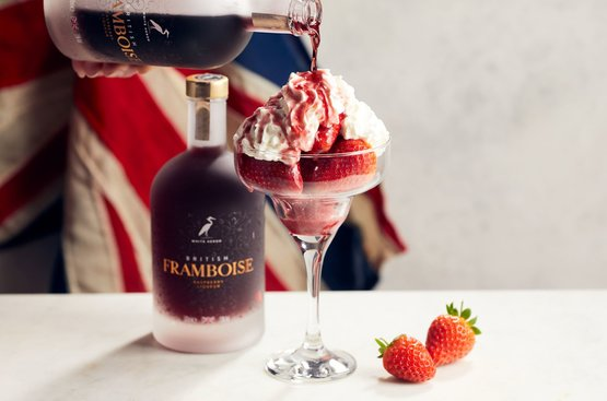 Our final Platinum Jubilee cocktail (or possibly Dessert) of the weekend;

JUBILEE SUMMER BERRIES

Handful of British Strawberries
Whipped Cream
50ml British Framboise

Top British strawberries (and any other seasonal fruit) with whipped cream, add a splash of British  Framboise
